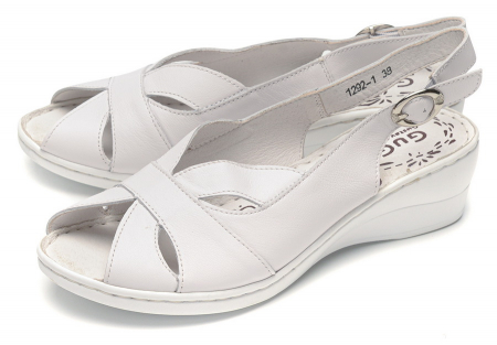 ЖЕНСКИЕ БОСОНОЖКИ НАТУРАЛЬНАЯ КОЖА GUGU ГЕРМАНИЯ