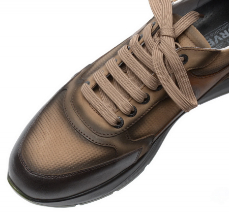 МУЖСКИЕ ПОЛУБОТИНКИ ПОЛУСПОРТИВНЫЕ НАТУРАЛЬНАЯ КОЖА CORVETTO ИТАЛИЯ