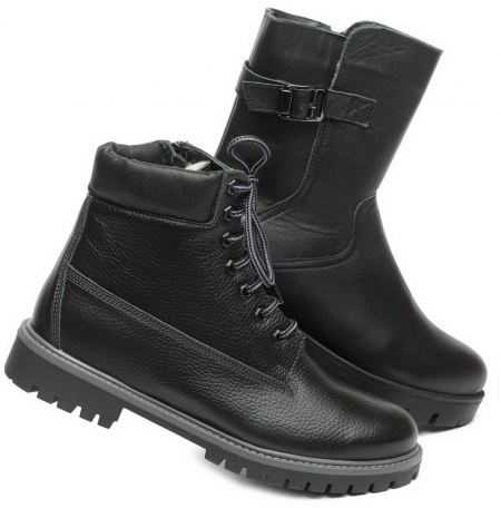 ЖЕНСКИЕ БОТИНКИ НАТУРАЛЬНАЯ КОЖА /ШЕРСТЬ РОССИЯ