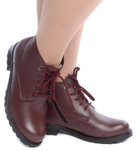 ЖЕНСКИЕ БОТИНКИ НАТУРАЛЬНАЯ КОЖА /ШЕРСТЬ РОССИЯ