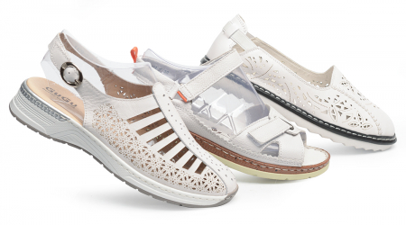 ЖЕНСКИЕ БОСОНОЖКИ НАТУРАЛЬНАЯ КОЖА GUGU ГЕРМАНИЯ