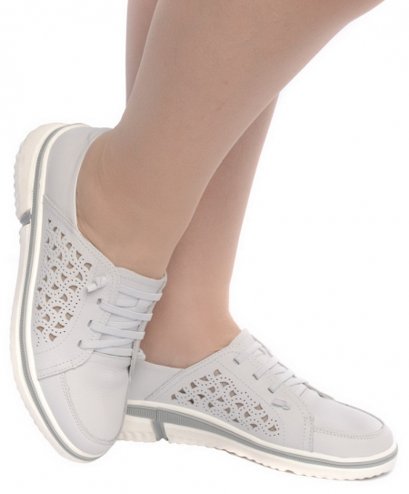 ЖЕНСКИЕ ТУФЛИ ПОЛУСПОРТИВНЫЕ НАТУРАЛЬНАЯ КОЖА GUGU ГЕРМАНИЯ