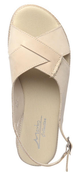 ЖЕНСКИЕ БОСОНОЖКИ НАТУРАЛЬНАЯ КОЖА (НУБУК)  МАРКО БЕЛАРУСЬ