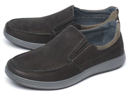 МУЖСКИЕ ПОЛУБОТИНКИ НАТУРАЛЬНАЯ (НУБУК) КОЖА МАРКО БЕЛАРУСЬ