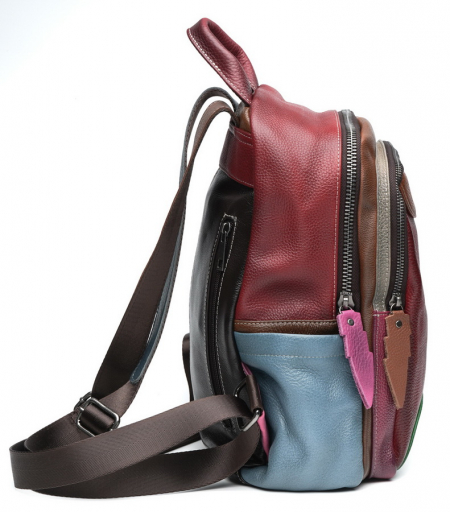 ЖЕНСКИЙ РЮКЗАК НАТУРАЛЬНАЯ КОЖА KIKILOK КОРЕЯ