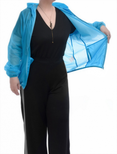 ВЕТРОВКА ЖЕНСКАЯ УДЛИНЕННАЯ  XL(46)-8XL(60) HONG KONG