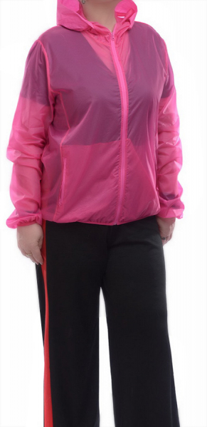 ВЕТРОВКА ЖЕНСКАЯ УДЛИНЕННАЯ  XL(46)-8XL(60) HONG KONG