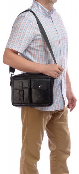 МУЖСКАЯ СУМКА НАТУРАЛЬНАЯ КОЖА CORVETTO