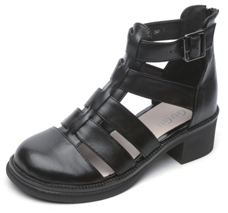 ЖЕНСКИЕ БОСОНОЖКИ КОМПОЗИЦИОННАЯ КОЖА GUGU ГЕРМАНИЯ