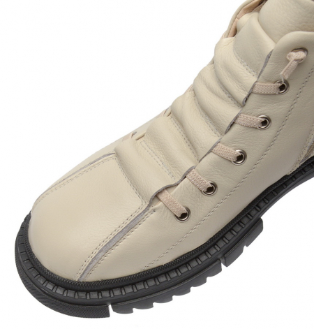 ЖЕНСКИЕ БОТИНКИ НАТУРАЛЬНАЯ КОЖА/ НАТУРАЛЬНЫЙ МЕХ GUGU ГЕРМАНИЯ