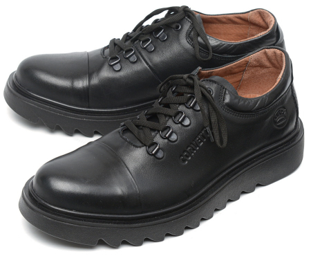 МУЖСКИЕ ПОЛУБОТИНКИ НАТУРАЛЬНАЯ КОЖА CORVETTO ИТАЛИЯ