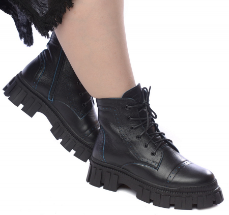 ЖЕНСКИЕ БОТИНКИ НАТУРАЛЬНАЯ КОЖА / НАТУРАЛЬНЫЙ МЕХ CORVETTO ИТАЛИЯ