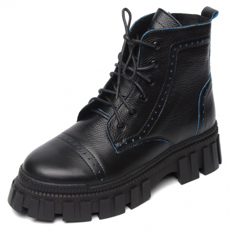 ЖЕНСКИЕ БОТИНКИ НАТУРАЛЬНАЯ КОЖА / НАТУРАЛЬНЫЙ МЕХ CORVETTO ИТАЛИЯ