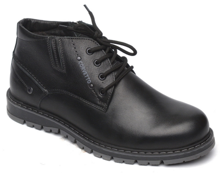 МУЖСКИЕ БОТИНКИ НАТУРАЛЬНАЯ КОЖА / ШЕРСТЬ CORVETTO