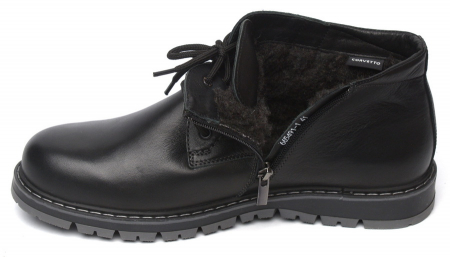 МУЖСКИЕ БОТИНКИ НАТУРАЛЬНАЯ КОЖА / ШЕРСТЬ CORVETTO