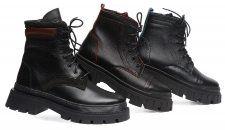 ЖЕНСКИЕ БОТИНКИ НАТУРАЛЬНАЯ КОЖА / НАТУРАЛЬНЫЙ МЕХ CORVETTO ИТАЛИЯ