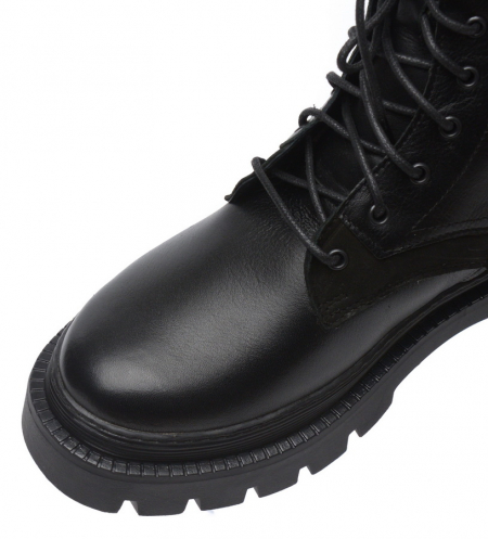 ЖЕНСКИЕ БОТИНКИ НАТУРАЛЬНАЯ КОЖА / НАТУРАЛЬНЫЙ МЕХ CORVETTO ИТАЛИЯ