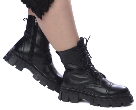 ЖЕНСКИЕ БОТИНКИ НАТУРАЛЬНАЯ КОЖА / НАТУРАЛЬНЫЙ МЕХ CORVETTO ИТАЛИЯ