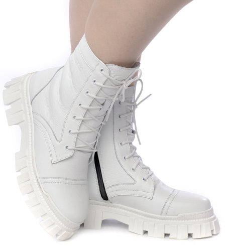 ЖЕНСКИЕ БОТИНКИ НАТУРАЛЬНАЯ КОЖА / НАТУРАЛЬНЫЙ МЕХ CORVETTO ИТАЛИЯ