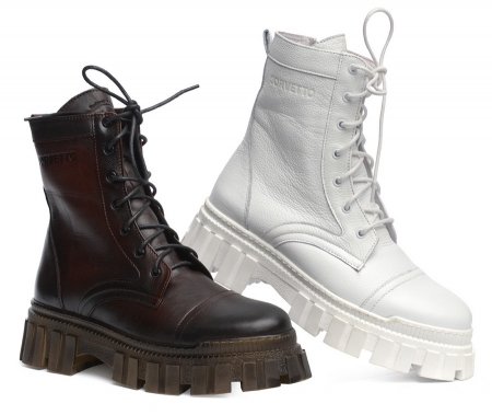 ЖЕНСКИЕ БОТИНКИ НАТУРАЛЬНАЯ КОЖА / НАТУРАЛЬНЫЙ МЕХ CORVETTO ИТАЛИЯ