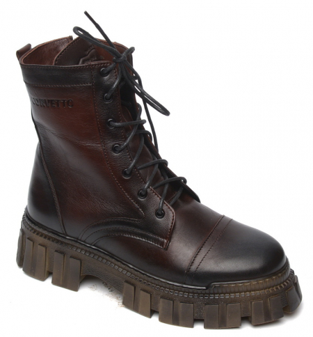 ЖЕНСКИЕ БОТИНКИ НАТУРАЛЬНАЯ КОЖА / НАТУРАЛЬНЫЙ МЕХ CORVETTO ИТАЛИЯ