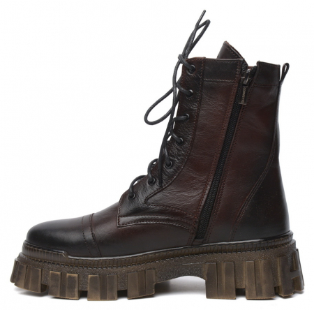 ЖЕНСКИЕ БОТИНКИ НАТУРАЛЬНАЯ КОЖА / НАТУРАЛЬНЫЙ МЕХ CORVETTO ИТАЛИЯ