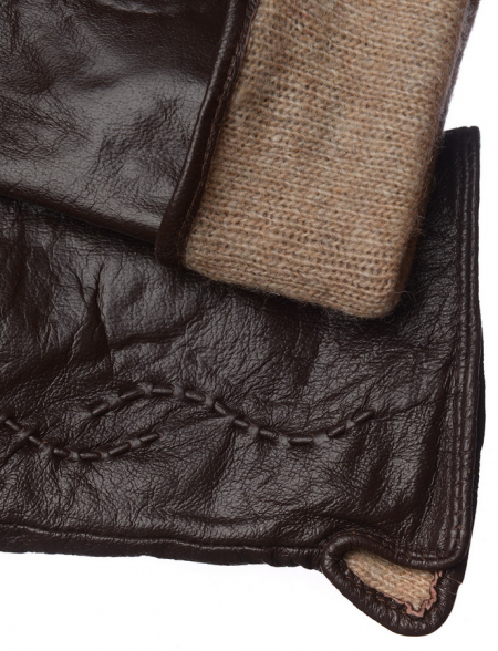 ЖЕНСКИЕ ПЕРЧАТКИ ОВЕЧЬЯ КОЖА / ШЕРСТЬ