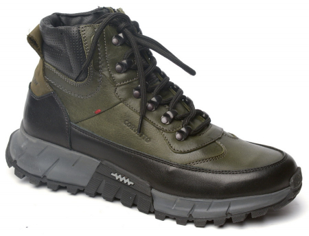 МУЖСКИЕ БОТИНКИ НАТУРАЛЬНАЯ КОЖА / ШЕРСТЬ CORVETTO