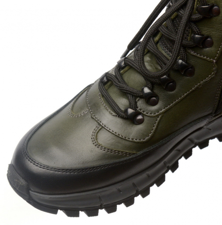 МУЖСКИЕ БОТИНКИ НАТУРАЛЬНАЯ КОЖА / ШЕРСТЬ CORVETTO