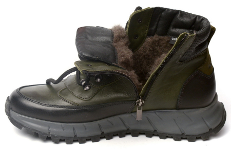 МУЖСКИЕ БОТИНКИ НАТУРАЛЬНАЯ КОЖА / ШЕРСТЬ CORVETTO