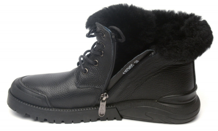 ЖЕНСКИЕ БОТИНКИ НАТУРАЛЬНАЯ КОЖА НАТУРАЛЬНЫЙ МЕХ GUGU ГЕРМАНИЯ