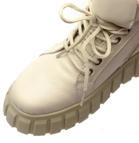 ЖЕНСКИЕ БОТИНКИ НАТУРАЛЬНАЯ КОЖА /   НАТУРАЛЬНЫЙ МЕХ GUGU ГЕРМАНИЯ