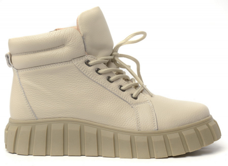 ЖЕНСКИЕ БОТИНКИ НАТУРАЛЬНАЯ КОЖА /   НАТУРАЛЬНЫЙ МЕХ GUGU ГЕРМАНИЯ