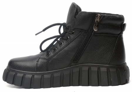 ЖЕНСКИЕ БОТИНКИ НАТУРАЛЬНАЯ КОЖА /НАТУРАЛЬНЫЙ МЕХ GUGU ГЕРМАНИЯ