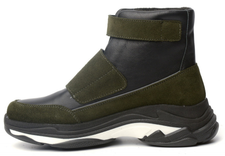 ЖЕНСКИЕ БОТИНКИ ПОЛУСПОРТИВНЫЕ НАТУРАЛЬНАЯ КОЖА + ВЕЛЮР / БАЙКА МАРКО БЕЛАРУСЬ