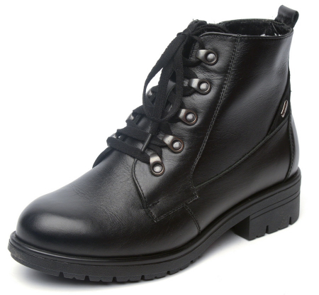 ЖЕНСКИЕ БОТИНКИ НАТУРАЛЬНАЯ КОЖА / ШЕРСТЬ МАРКО БЕЛАРУСЬ