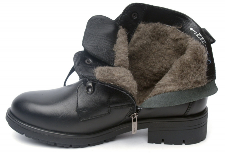 ЖЕНСКИЕ БОТИНКИ НАТУРАЛЬНАЯ КОЖА / ШЕРСТЬ МАРКО БЕЛАРУСЬ