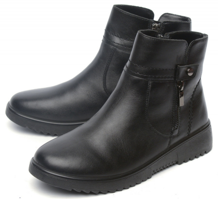 ЖЕНСКИЕ БОТИНКИ НАТУРАЛЬНАЯ КОЖА / БАЙКА МАРКО БЕЛАРУСЬ