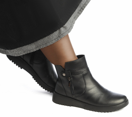 ЖЕНСКИЕ БОТИНКИ НАТУРАЛЬНАЯ КОЖА / БАЙКА МАРКО БЕЛАРУСЬ