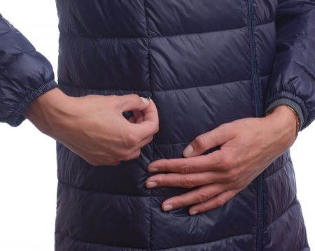 ЖЕНСКАЯ УЛЬТРАЛЁГКАЯ ПУХОВАЯ КУРТКА ДЛИННАЯ  L(42)-7XL(56) BINIFOOT/BNF