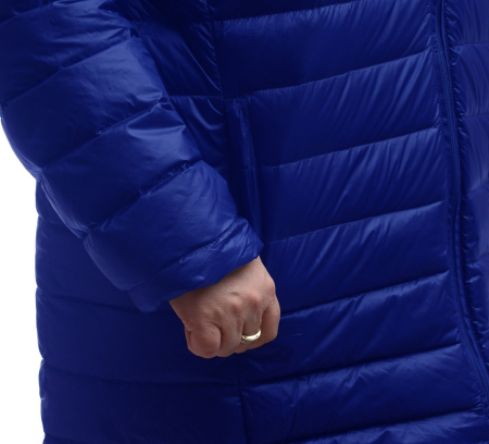 УЛЬТРАЛЕГКАЯ ПУХОВАЯ КУРТКА УДЛИНЕННАЯ L(46)-8XL(62)