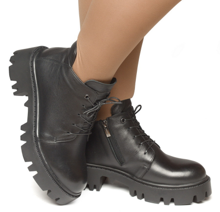 ЖЕНСКИЕ БОТИНКИ НАТУРАЛЬНАЯ КОЖА / БАЙКА CORVETTO ИТАЛИЯ