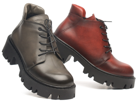 ЖЕНСКИЕ БОТИНКИ НАТУРАЛЬНАЯ КОЖА / БАЙКА CORVETTO ИТАЛИЯ