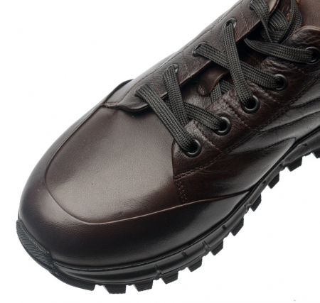 МУЖСКИЕ КРОССОВКИ НАТУРАЛЬНАЯ КОЖА / БАЙКА CORVETTO ИТАЛИЯ