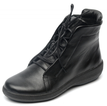 ЖЕНСКИЕ БОТИНКИ НАТУРАЛЬНАЯ КОЖА / ШЕРСТЬ РОСВЕСТ РОССИЯ