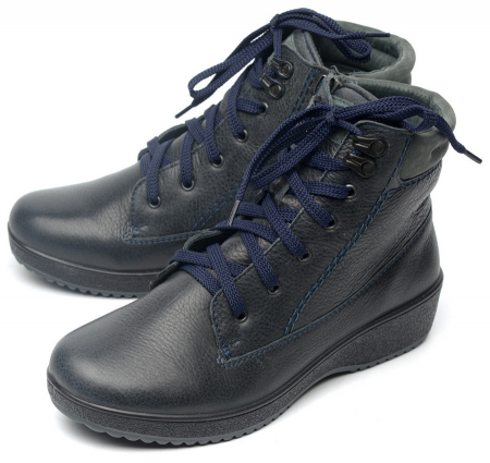 ЖЕНСКИЕ ПОЛУСАПОГИ НАТУРАЛЬНАЯ КОЖА / ШЕРСТЬ РОСВЕСТ РОССИЯ