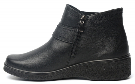 ЖЕНСКИЕ БОТИНКИ НАТУРАЛЬНАЯ КОЖА / БАЙКА РОСВЕСТ РОССИЯ