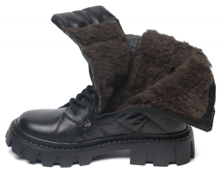 ЖЕНСКИЕ БОТИНКИ НАТУРАЛЬНАЯ КОЖА / ШЕРСТЬ CORVETTO ИТАЛИЯ