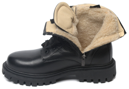 ЖЕНСКИЕ БОТИНКИ НАТУРАЛЬНАЯ КОЖА / ШЕРСТЬ CORVETTO ИТАЛИЯ