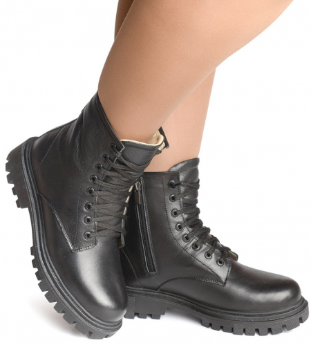 ЖЕНСКИЕ БОТИНКИ НАТУРАЛЬНАЯ КОЖА / ШЕРСТЬ CORVETTO ИТАЛИЯ